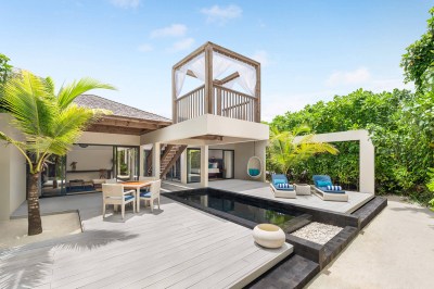 Beach Pool Villa Sunset